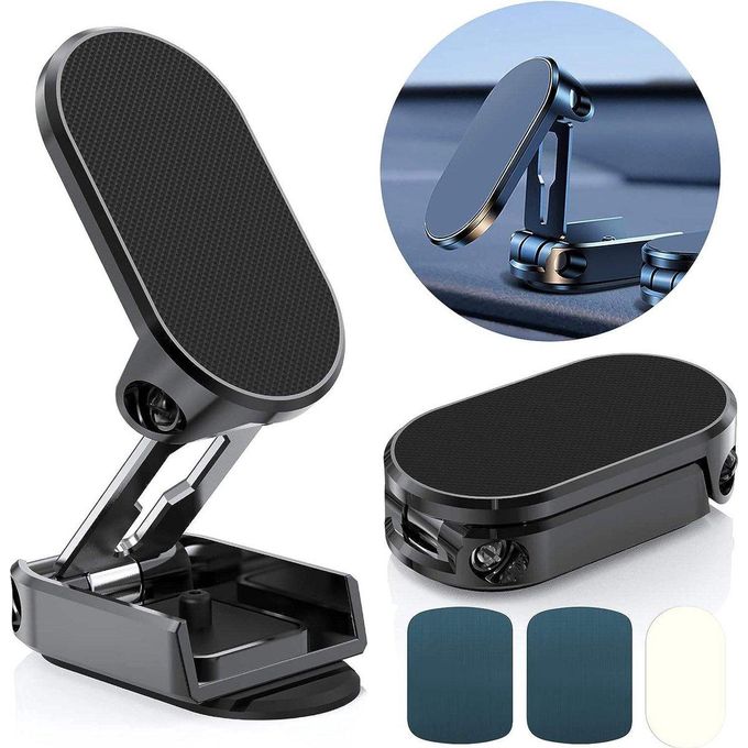 Support Téléphone Voiture Magnétique Pliable Premium